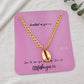 Shell Pendant Anti Tarnish Chain