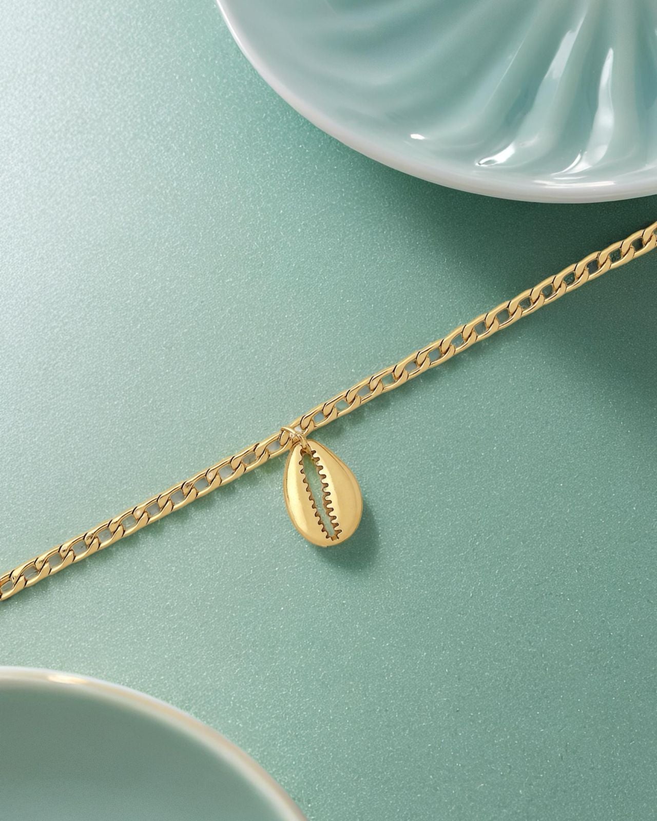 Shell Pendant Anti Tarnish Chain