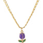 Flower Pendant Anti Tarnish Chain