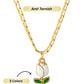 Flower Pendant Anti Tarnish Chain