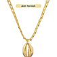 Shell Pendant Anti Tarnish Chain