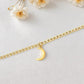 Moon Pendant Anti Tarnish Chain