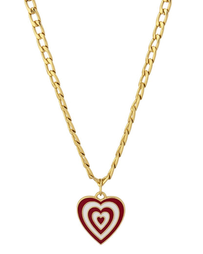 Heartline Pendant Anti Tarnish Chain