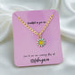 Flower Charm Anti Tarnish Chain
