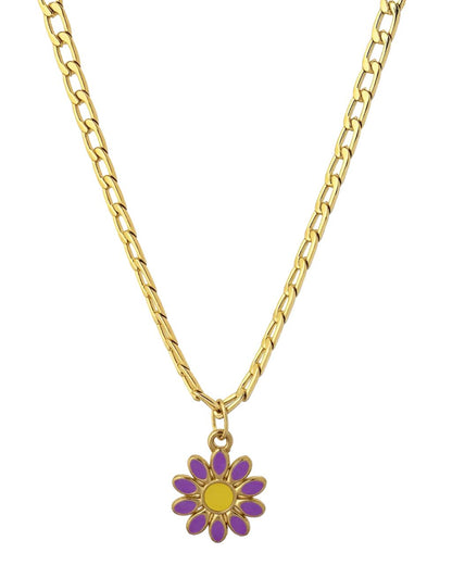 Flower Charm Anti Tarnish Chain