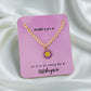 Flower Charm Anti Tarnish Chain