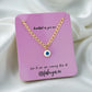 Evil Eye Anti Tarnish Chain