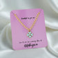 Blue Clover Charm Anti Tarnish Chain