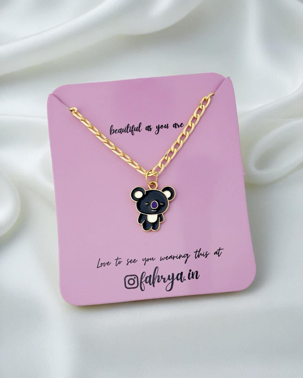 Cute Panda Anti Tarnish Chain