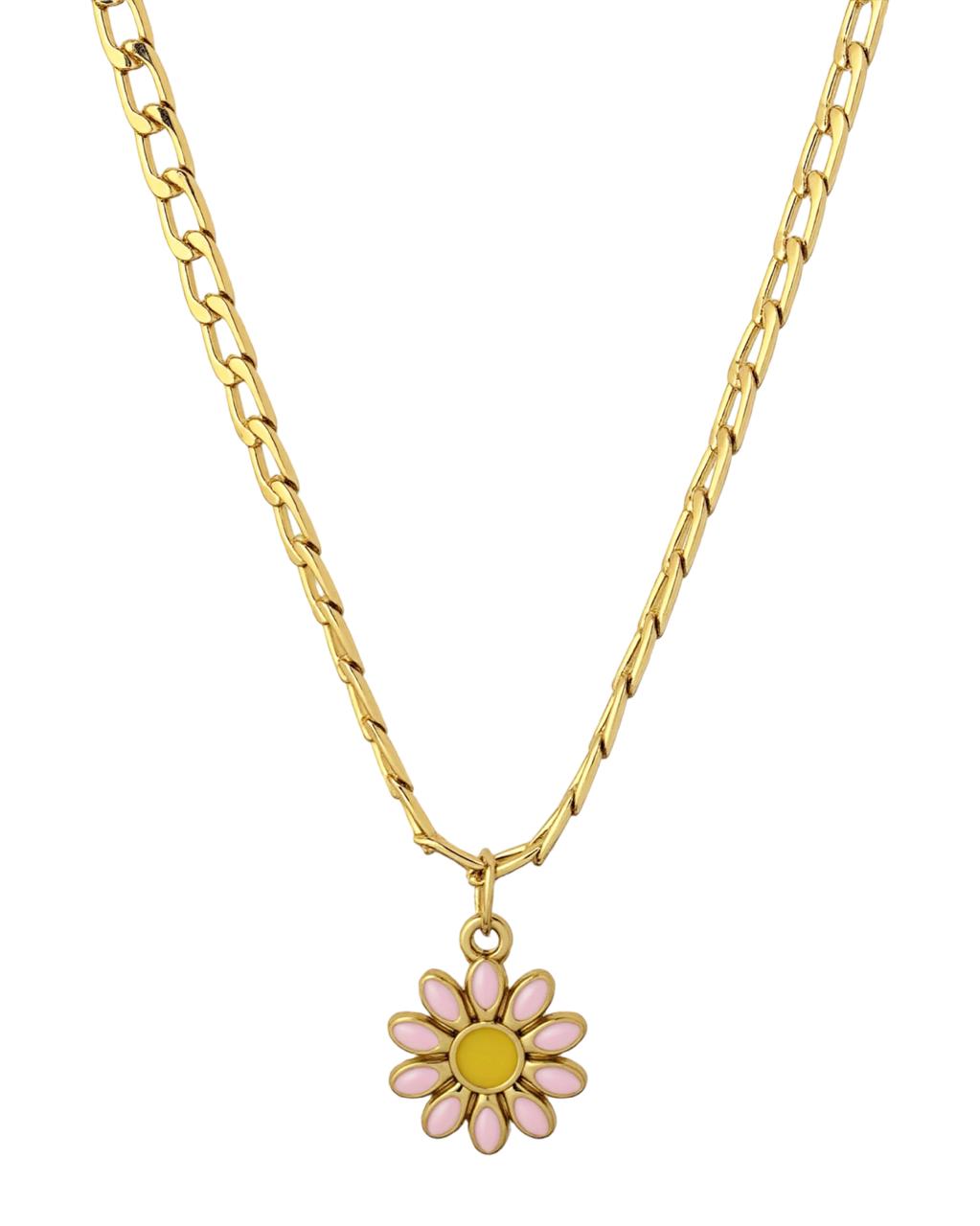 Flower Charm Anti Tarnish Chain