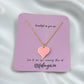 Heart Pendant Set-Pink