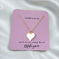 Heart Pendant Set-White