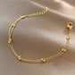 Double Layered Chain Anklet