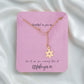 Moon Star Single Rose Gold Layered Chain