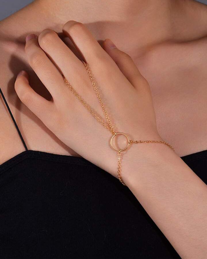 Solara Ring Chain Bracelet