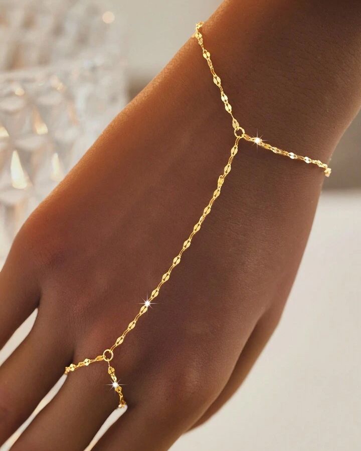 Petal Ring Cum Bracelet