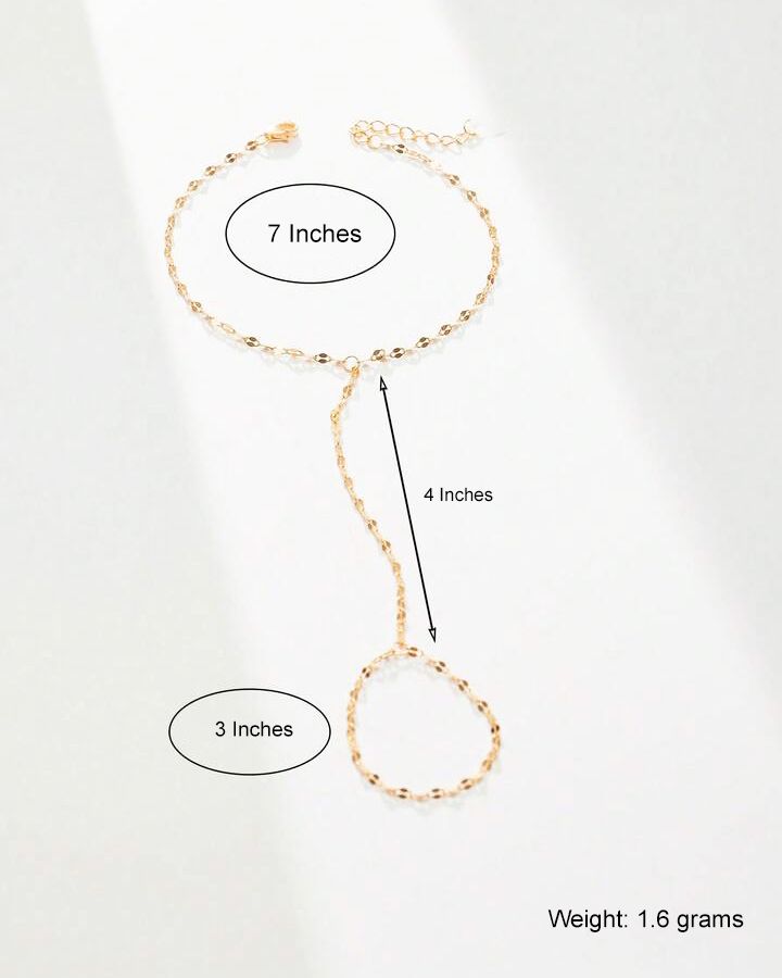 Petal Ring Cum Bracelet