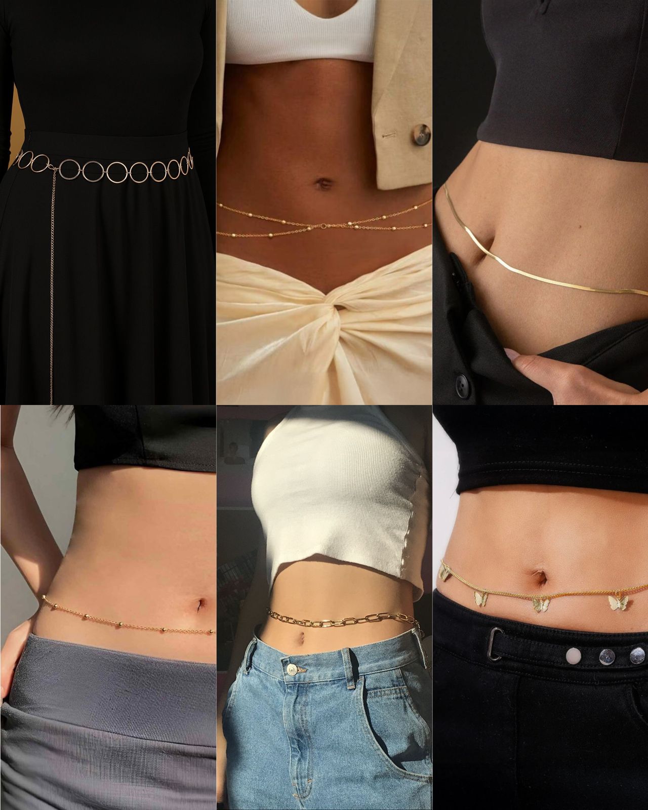 6 Waist Chain Belt Hamper