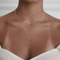 Y-Shaped Long Chain Necklace