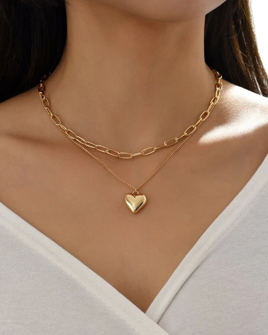 Korean Heart Necklace