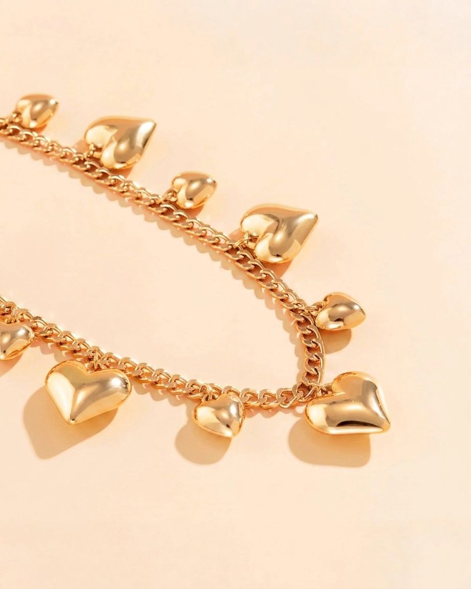 Big Small Heart Waist Chain