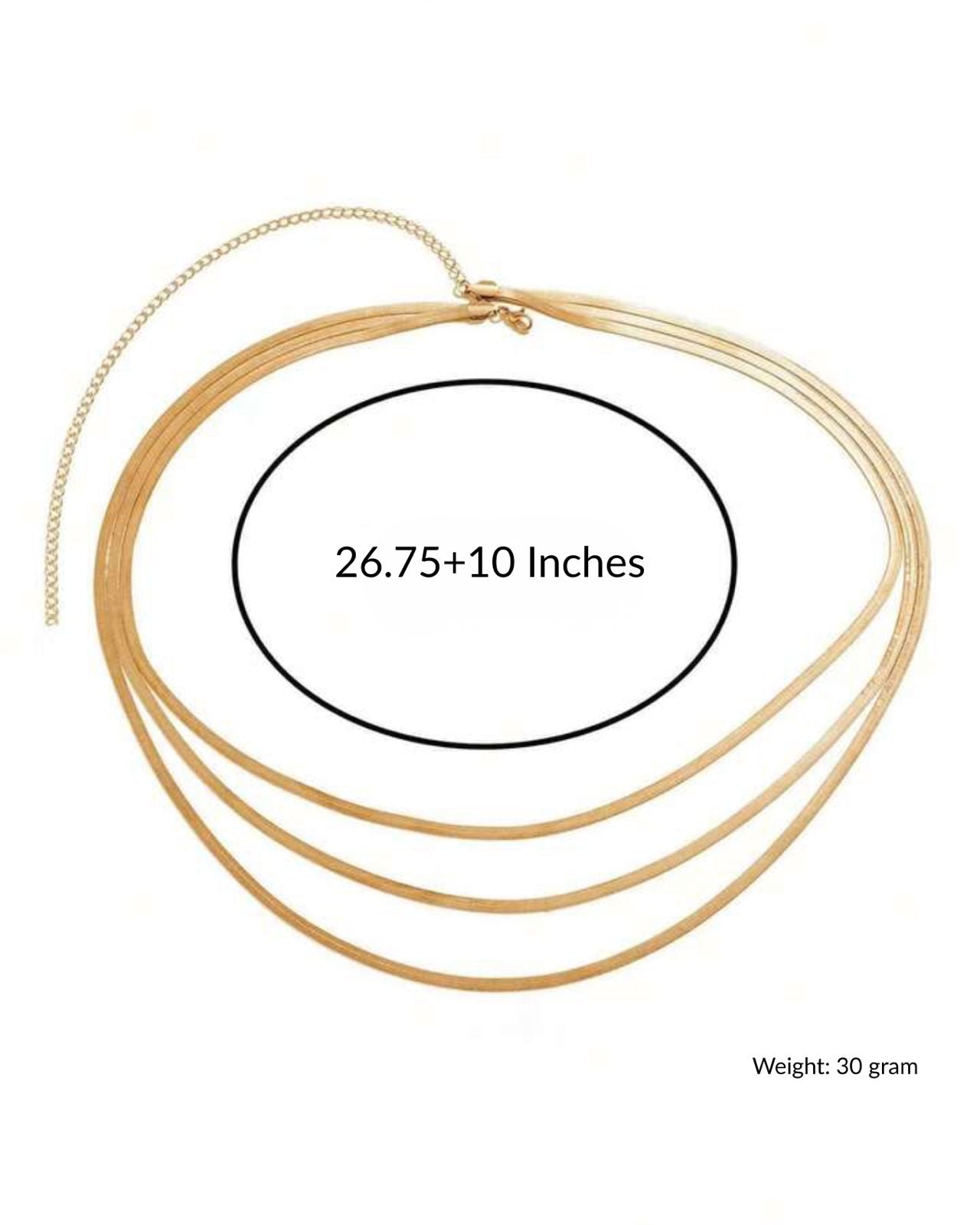 Triple Snake Waist Chain