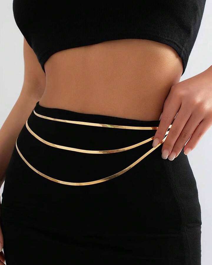 Triple Snake Waist Chain