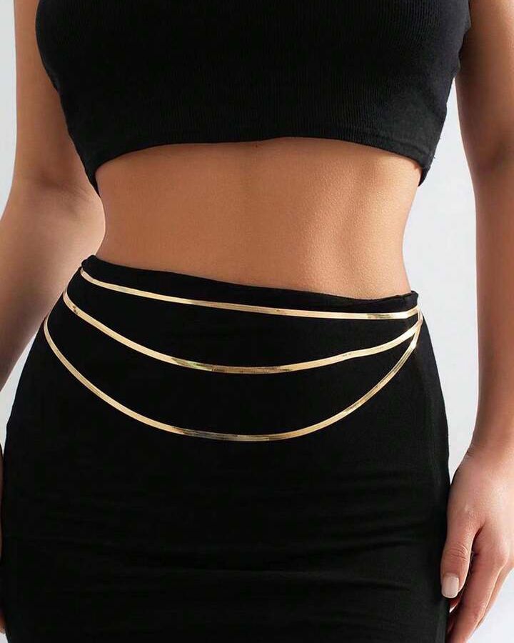 Triple Snake Waist Chain