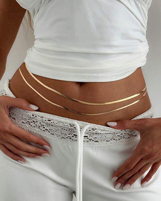 Double Snake Waist Chain