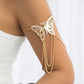 Big Butterfly Tassel Arm Chain Bracelet