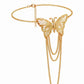 Big Butterfly Tassel Arm Chain Bracelet