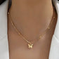 Butterfly Back Chain Necklace