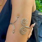 Tendril Arm Cuff Band (Silver)