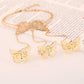 Royal Butterfly Ring Bracelet