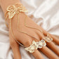 Royal Butterfly Ring Bracelet