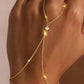 Pearl Charm Slave Bracelet
