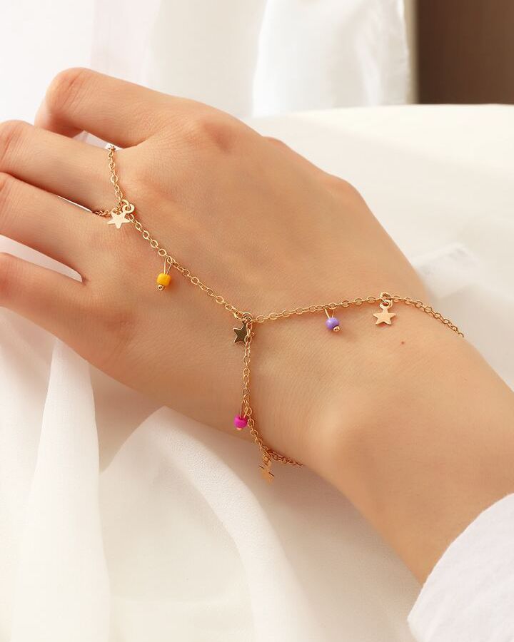 Multi Bead Star Slave Bracelet