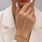 Greek Motif Chain Ring Bracelet