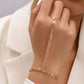 Greek Motif Chain Ring Bracelet