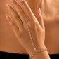 Greek Motif Chain Ring Bracelet
