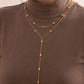 Long Drop Capsule Y Deep Necklace