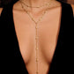 Long Drop Capsule Y Deep Necklace