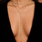 Long Drop Capsule Y Deep Necklace