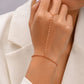 Orbit Bead Hand Chain Bracelet