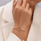 Halo Bead Hand Chain Bracelet
