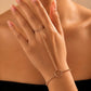 Halo Bead Hand Chain Bracelet