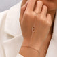 Twin Heart Hand Chain Bracelet