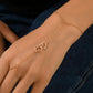 Twin Heart Hand Chain Bracelet