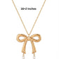 Bow Pearl Necklace