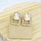 Diamond Stone Dazzle Square Tops (Golden)